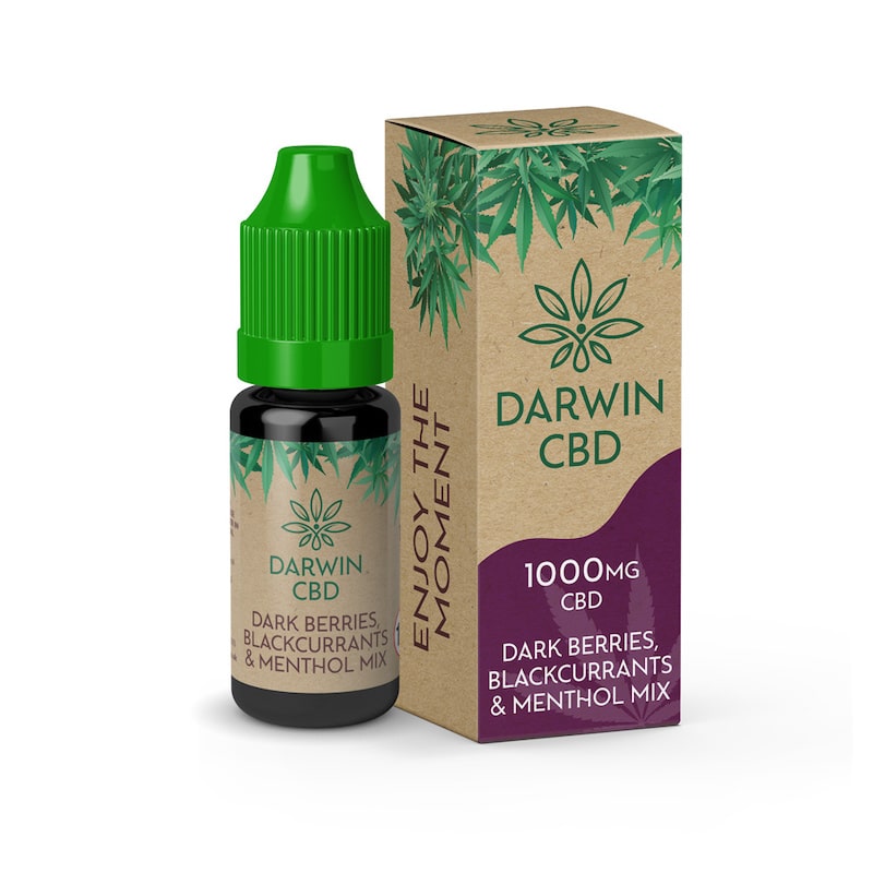 Darwin CBD Liquid 1000mg - Cherries Red Berries & Menthol Mix